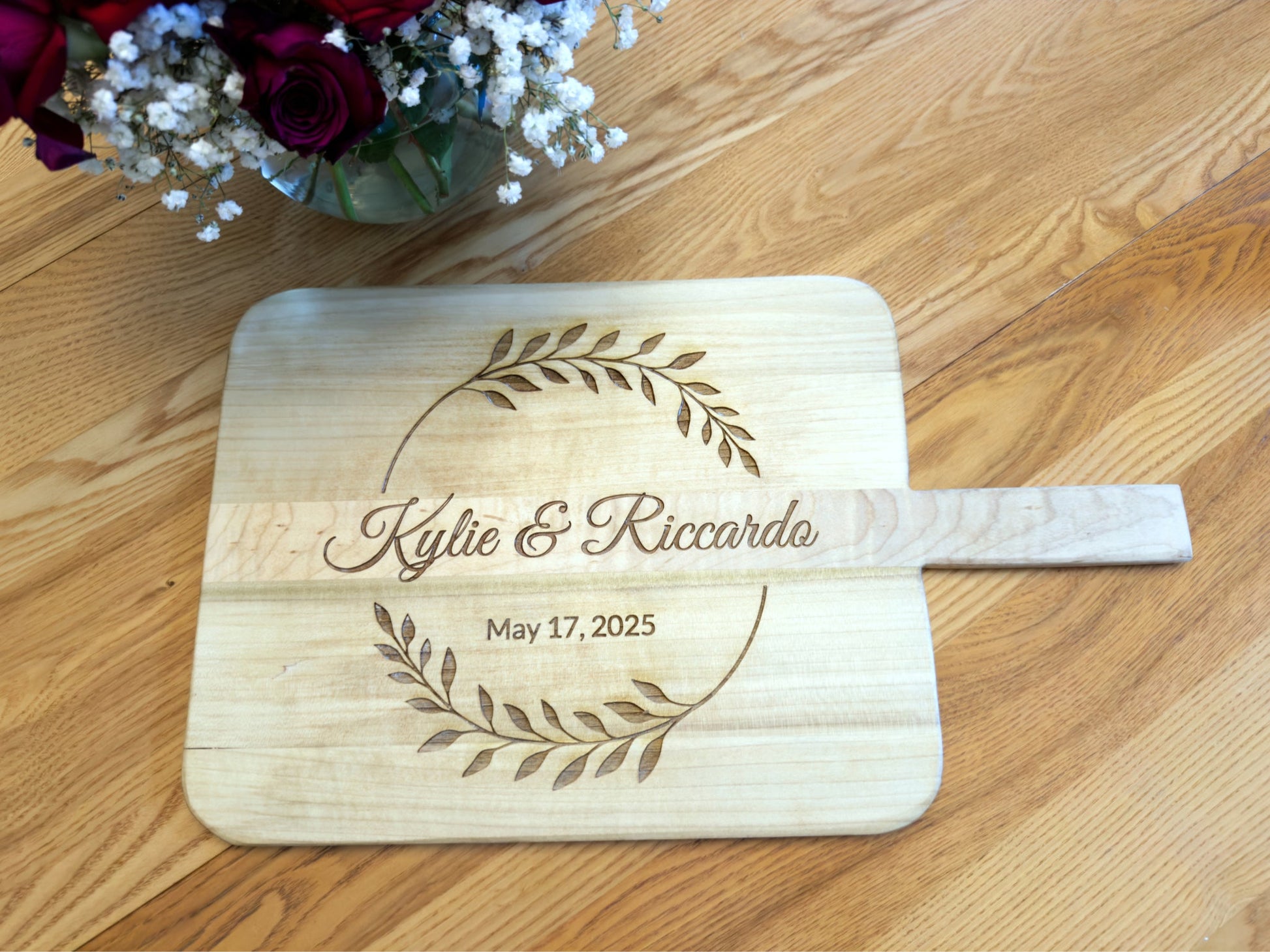 Large Hardwood Charcuterie Board