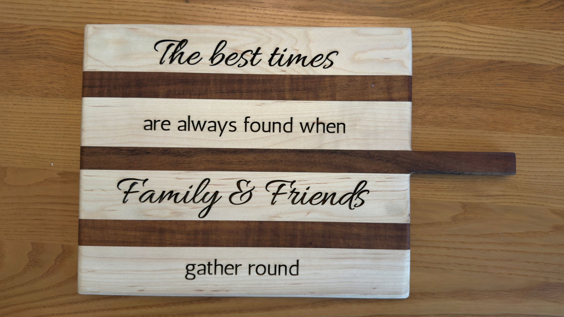 Large Hardwood Charcuterie Board