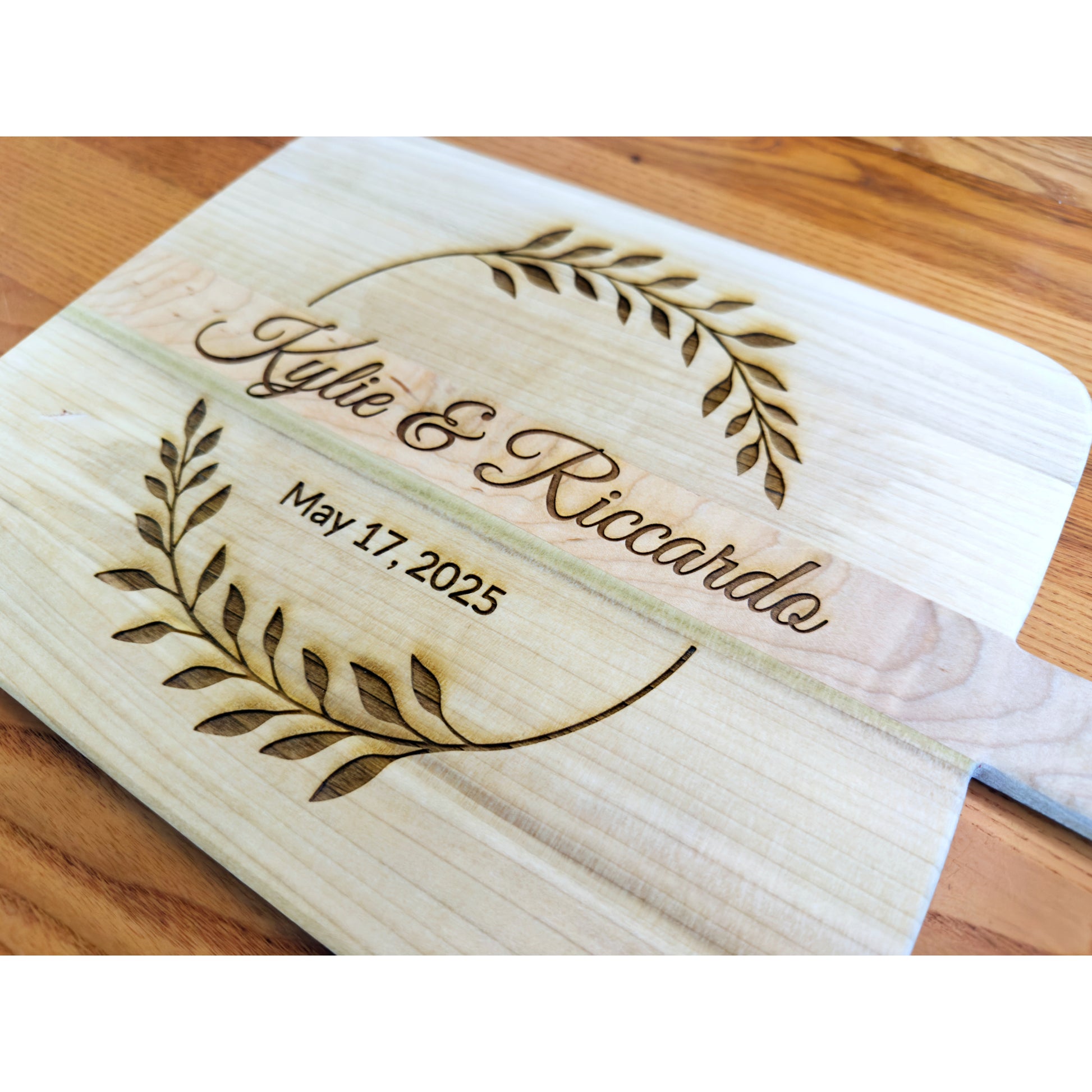 Large Hardwood Charcuterie Board