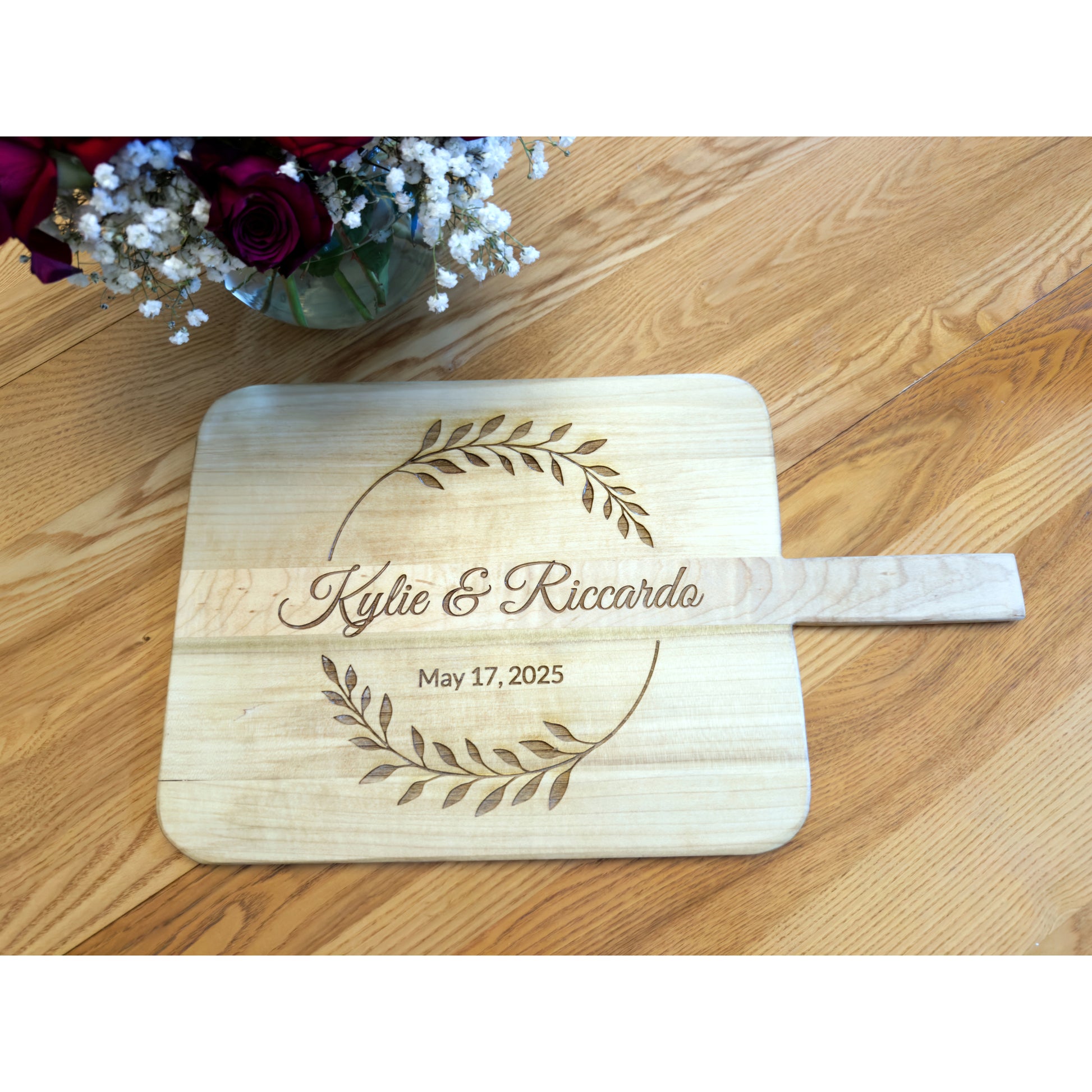 Large Hardwood Charcuterie Board