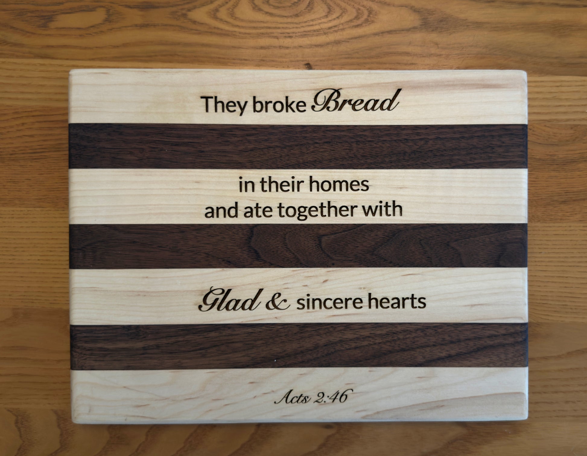 Large Hardwood Cutting Board