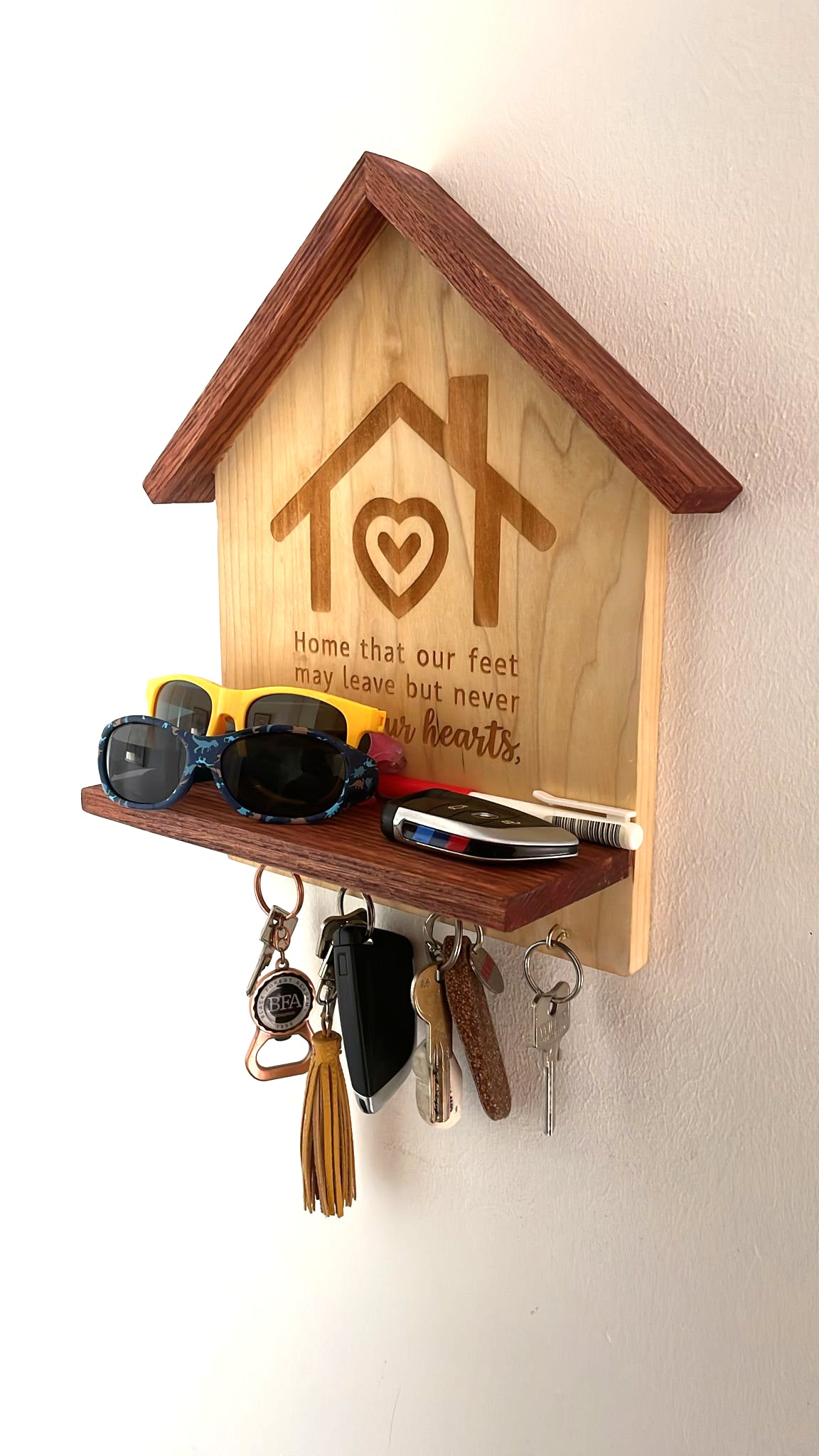 Phone and Key Storage House