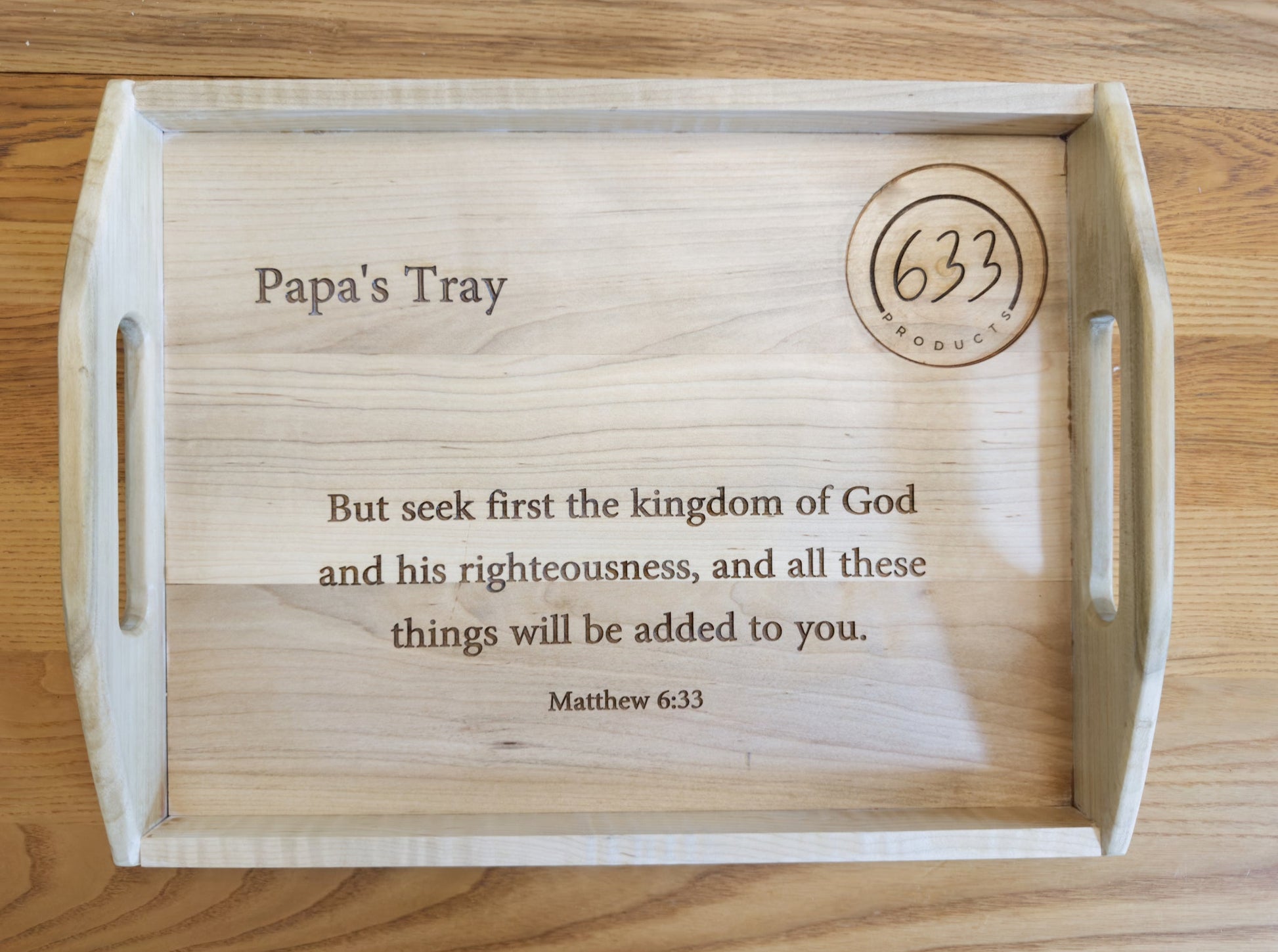 Hardwood Serving Tray