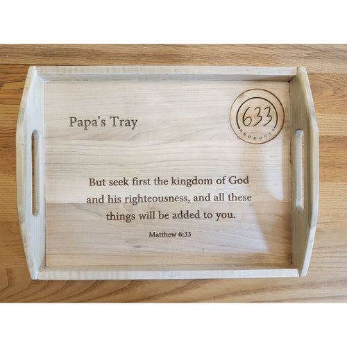 Hardwood Serving Tray
