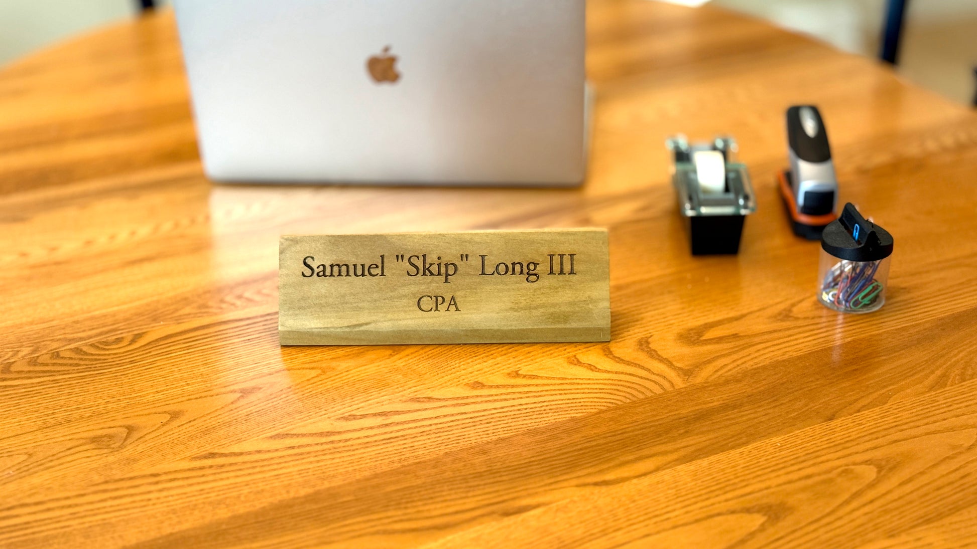 Desk Name Plate