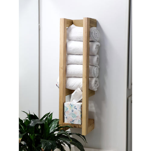 Hardwood Towel Rack