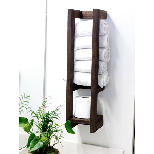 Hardwood Towel Rack